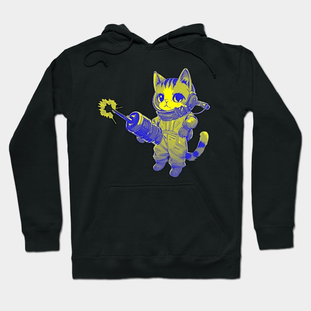 Space Cat Hoodie by Shopping Dragons